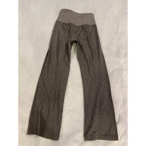 Womens Athleta Leggings Workout Pants Vented Slits Yoga Pants Athleisurw Gray XS